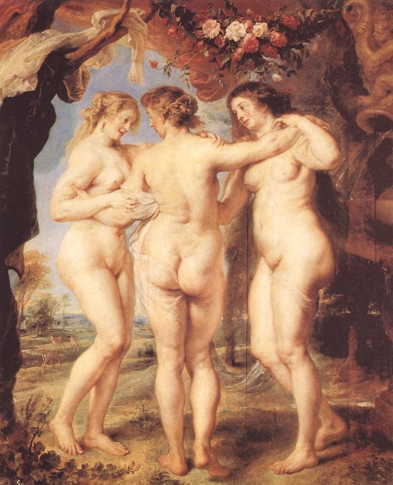 The Three Graces by Sir Peter Paul Rubens