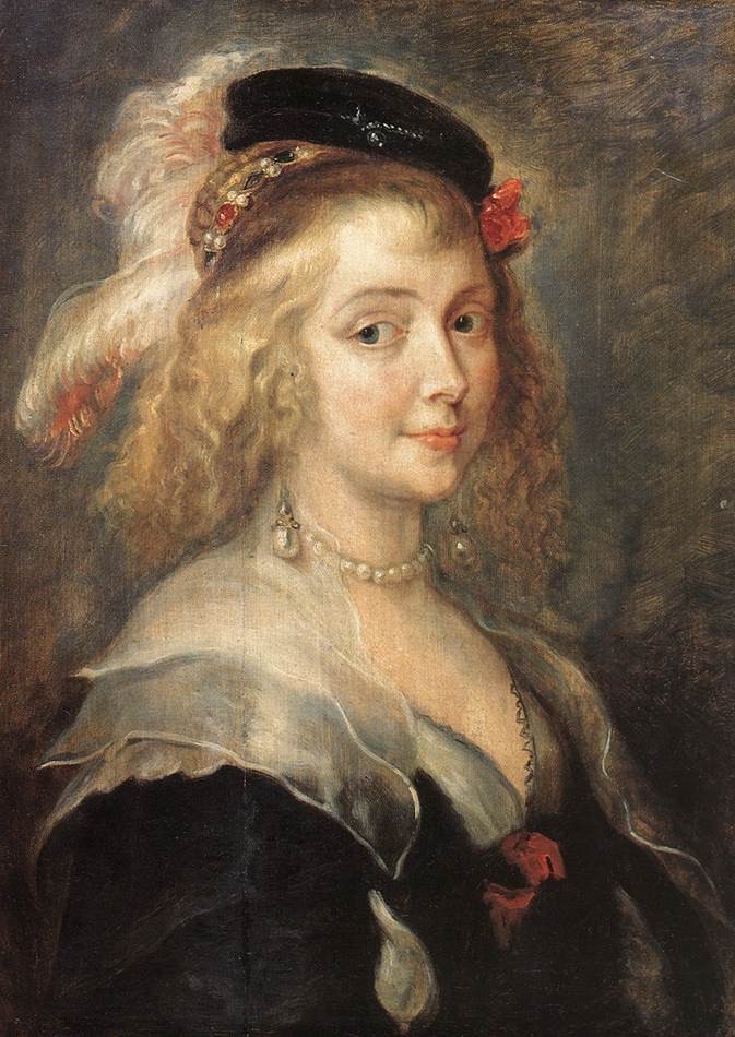 Portrait of Helena Fourment by Sir Peter Paul Rubens