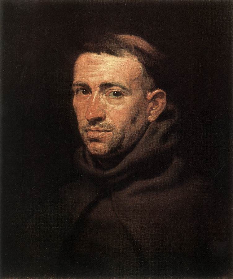 Head of a Franciscan Friar by Sir Peter Paul Rubens