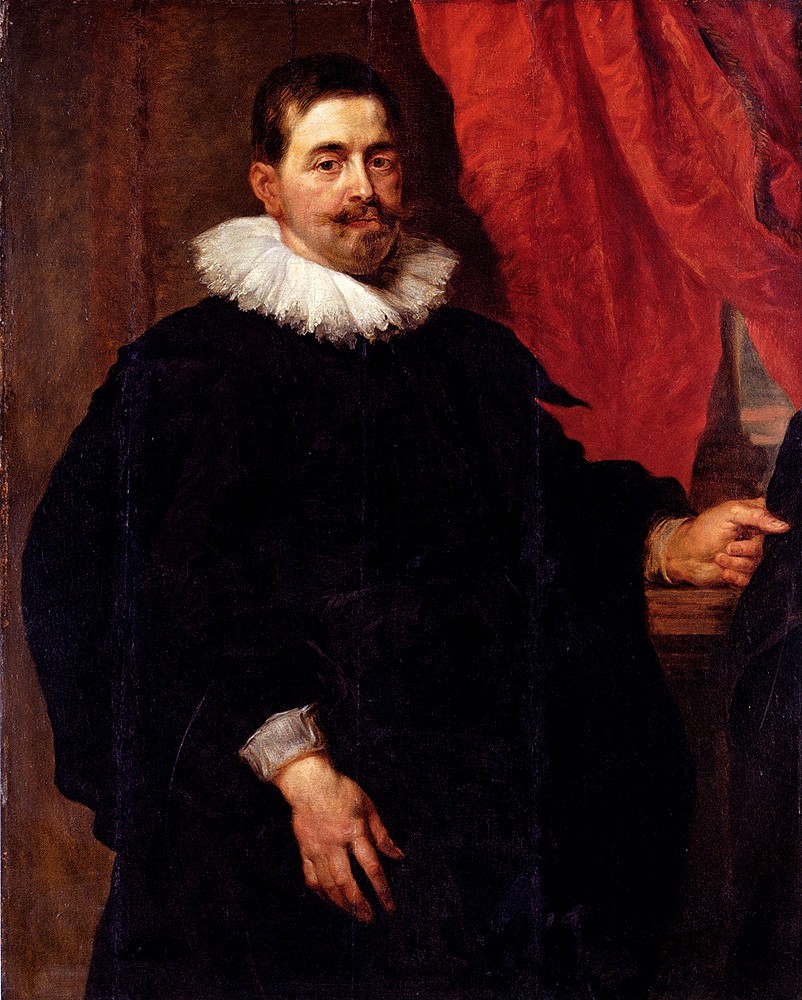 Portrait Of A Man Probably Peter Van Hecke by Sir Peter Paul Rubens