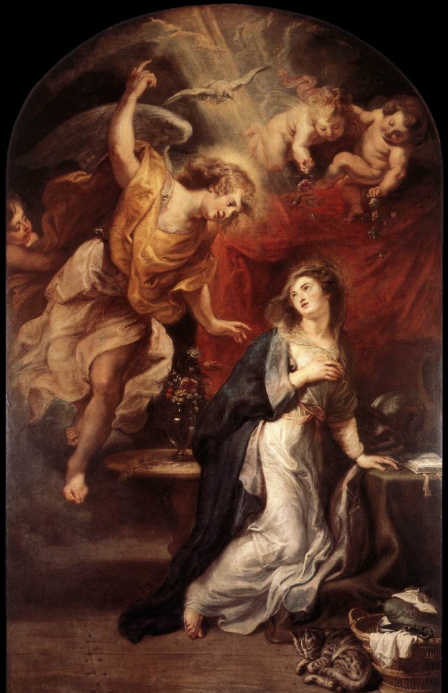 Annunciation by Sir Peter Paul Rubens