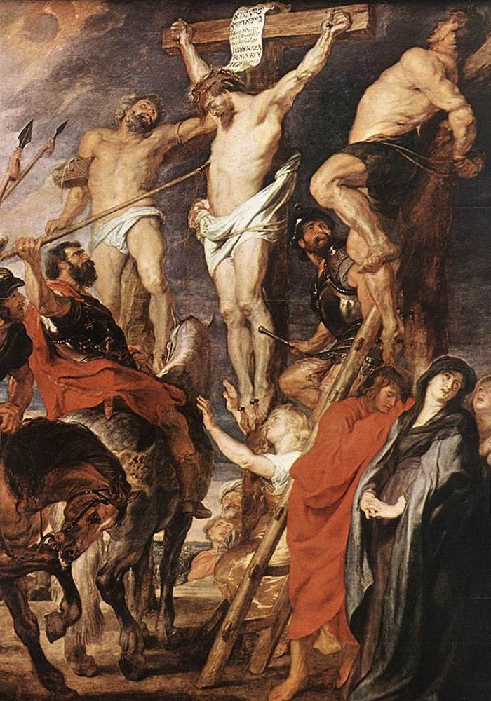 Christ on the Cross between the Two Thieves by Sir Peter Paul Rubens