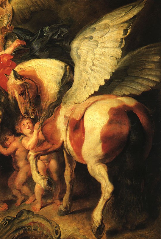 Perseus and Andromeda Detail of Pegasus by Sir Peter Paul Rubens