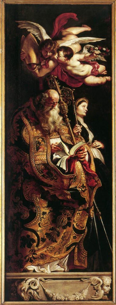 Raising of the Cross Sts Amand and Walpurgis by Sir Peter Paul Rubens