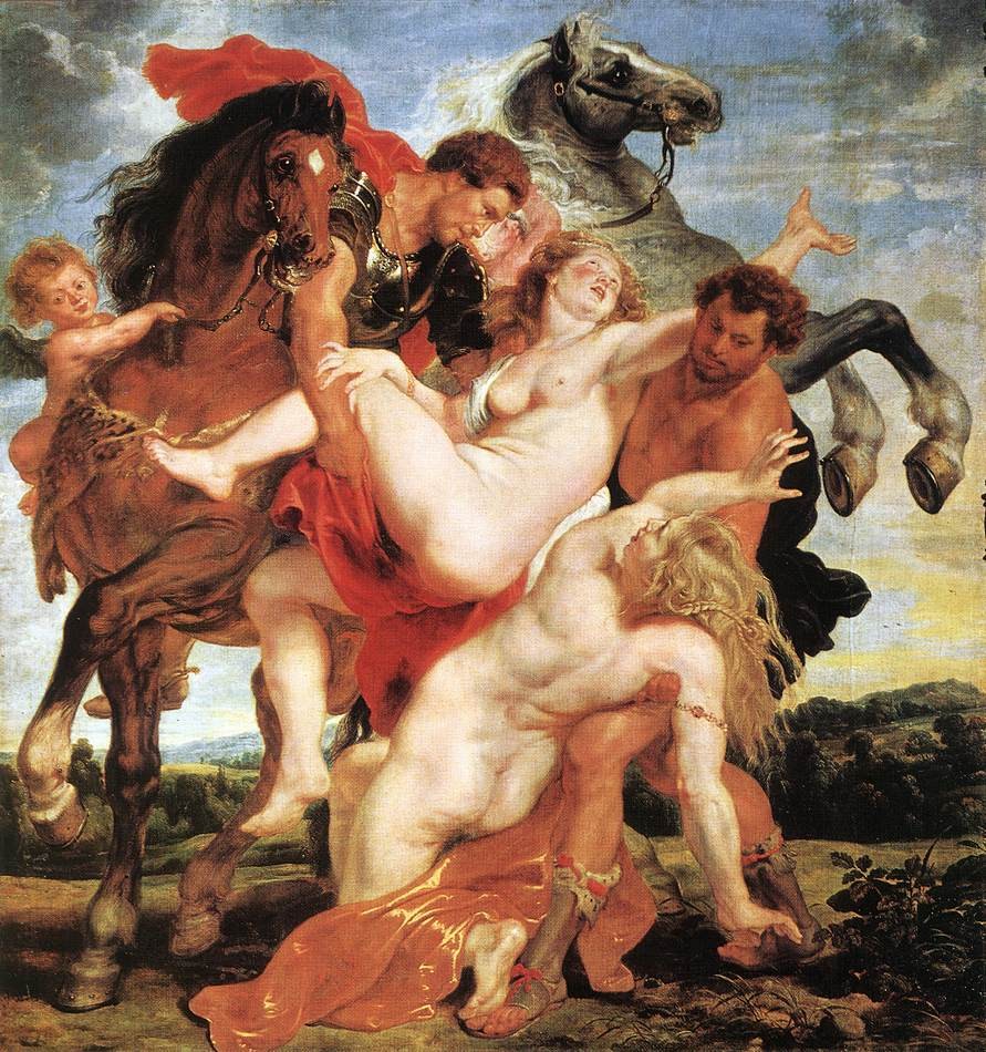 Rape of the Daughters of Leucippus by Sir Peter Paul Rubens