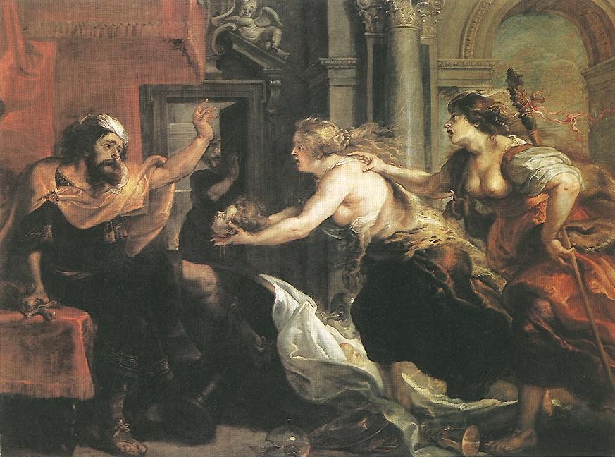 Tereus Confronted with the Head of his Son Itylus by Sir Peter Paul Rubens
