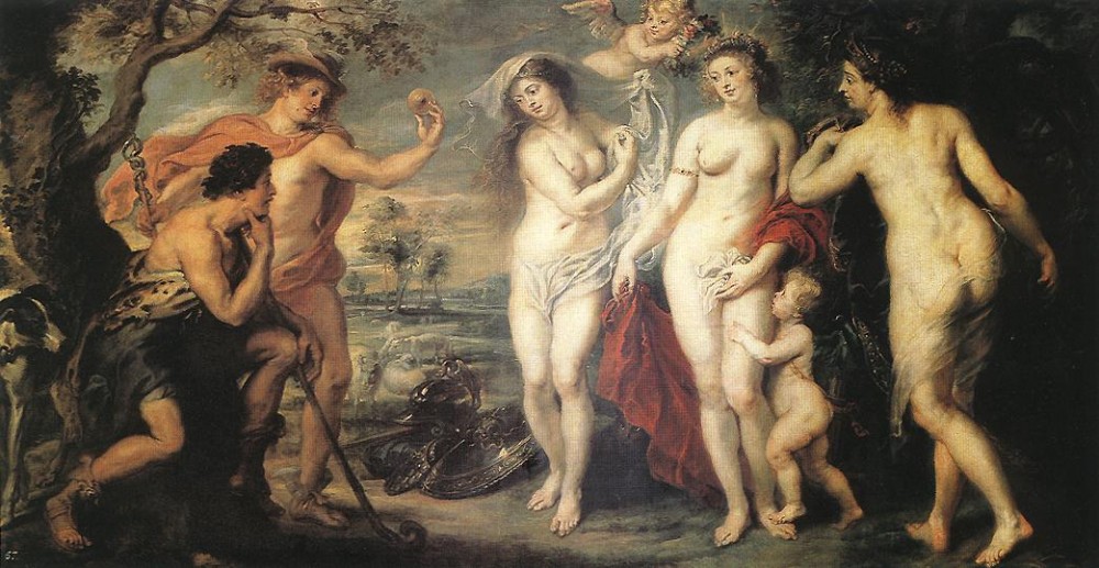 The Judgment of Paris 1639 by Sir Peter Paul Rubens