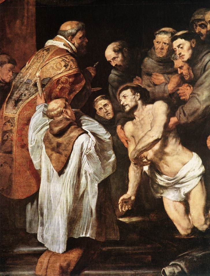 The Last Communion of St Francis by Sir Peter Paul Rubens