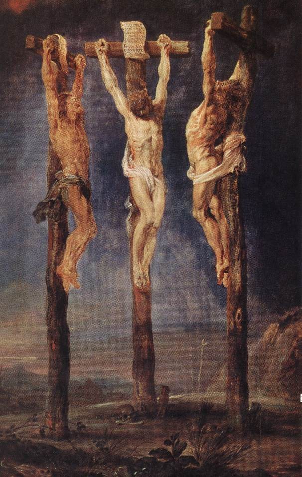 The Three Crosses by Sir Peter Paul Rubens