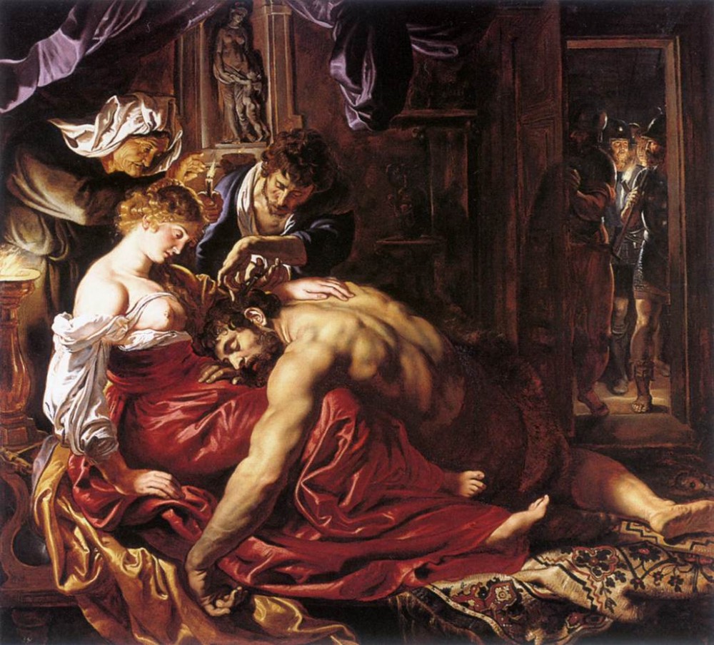 Samson and Delilah by Sir Peter Paul Rubens
