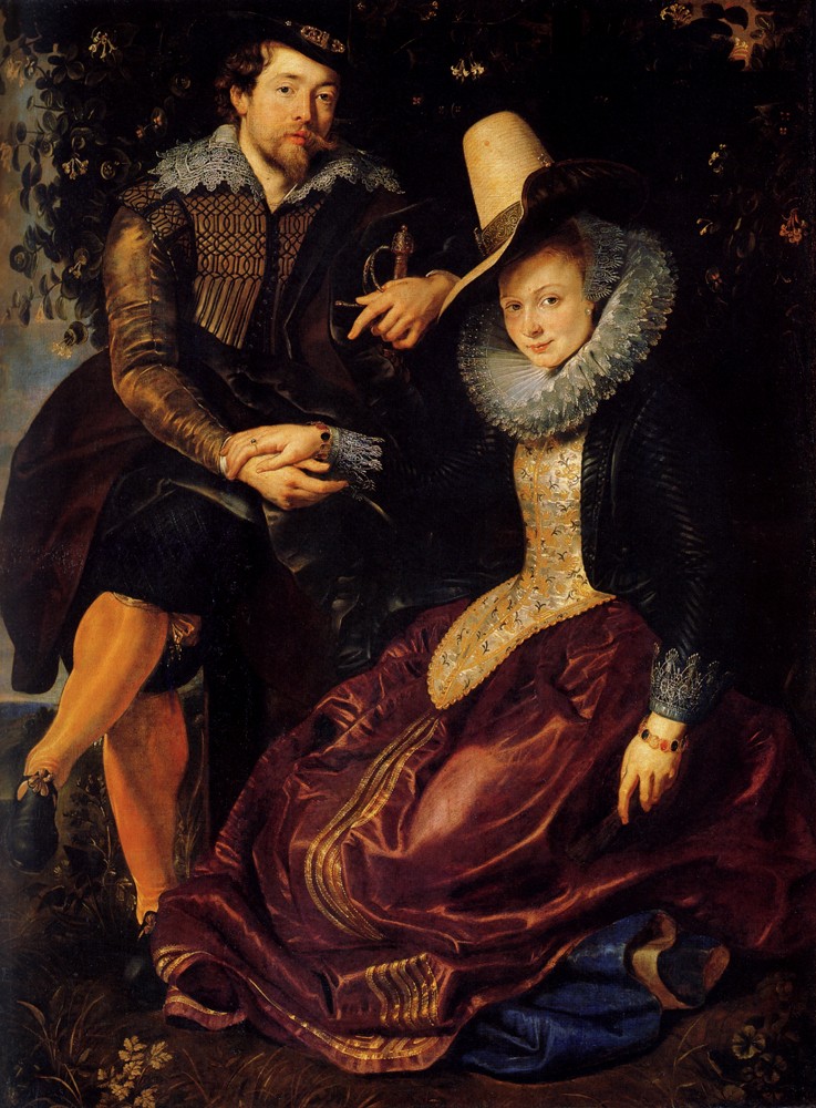 Self Portrait With Isabella Brant by Sir Peter Paul Rubens