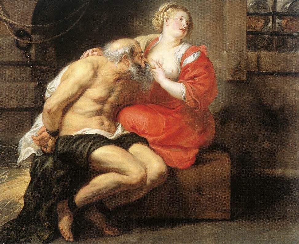 Simon and Pero (Roman Charity) by Sir Peter Paul Rubens