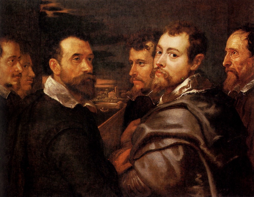 The Mantuan Circle Of Friends by Sir Peter Paul Rubens