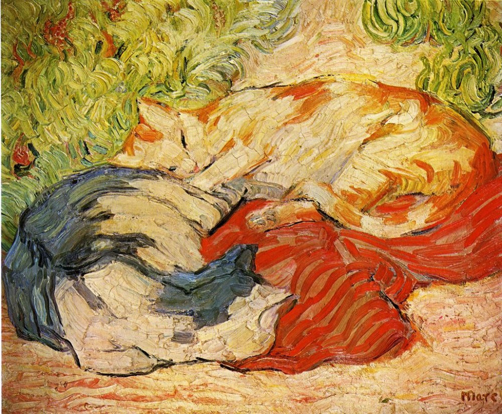 Cats by Franz Marc