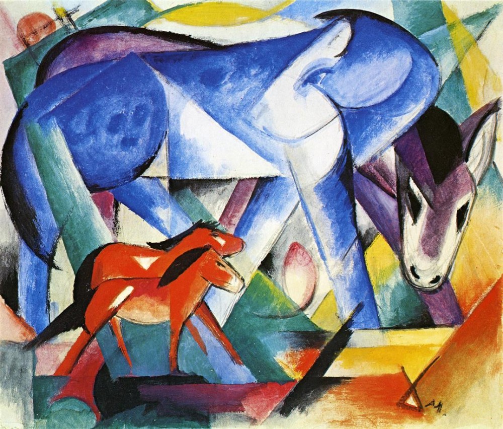 The First Animals by Franz Marc