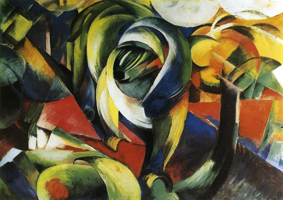 The Mandrill by Franz Marc