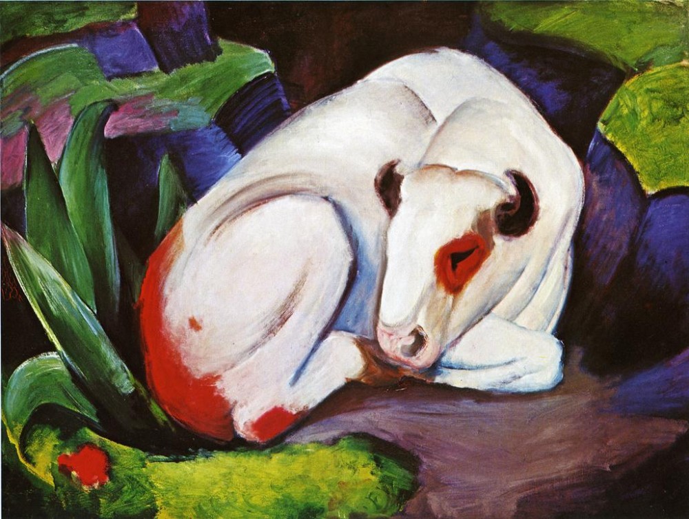The Steer The Bull by Franz Marc