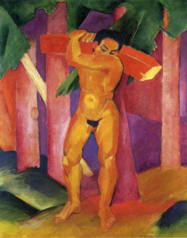 Woodcutter by Franz Marc