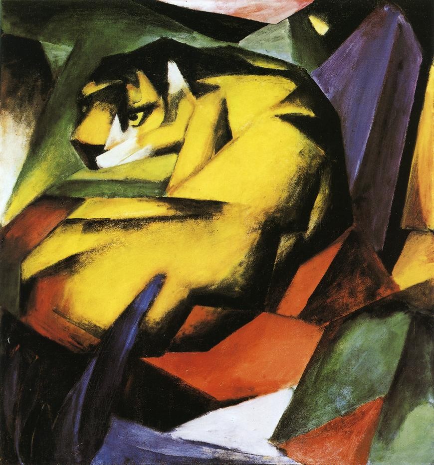 Tiger by Franz Marc