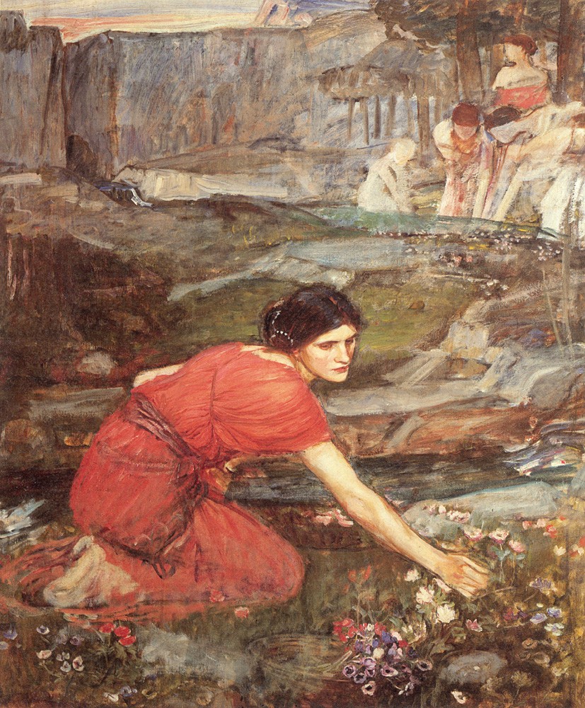 Maidens Picking (study) by John William Waterhouse