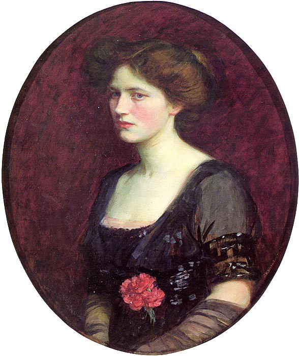 Portrait of Mrs Charles Schreiber by John William Waterhouse