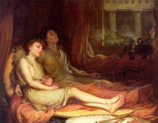 Sleep and his half Brother Death by John William Waterhouse