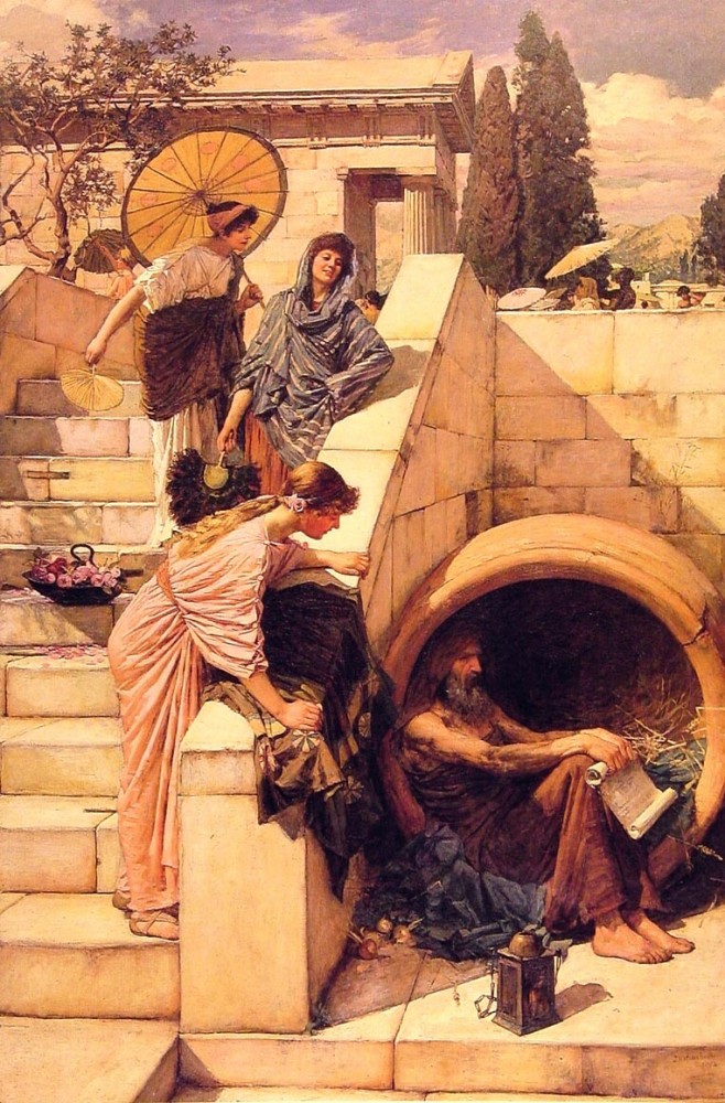 Diogenes by John William Waterhouse