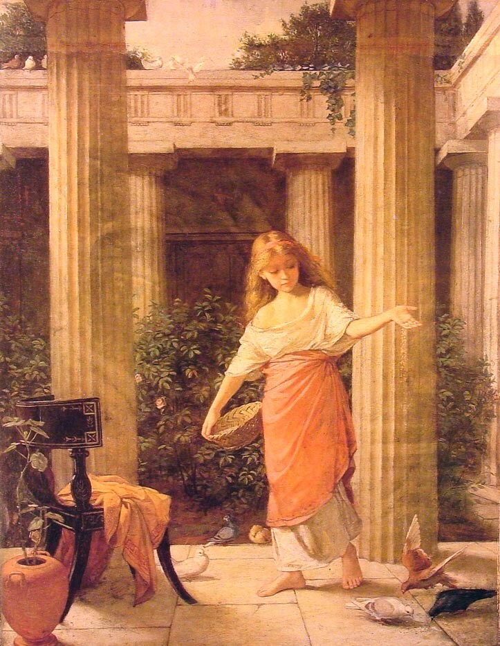 In the Peristyle by John William Waterhouse