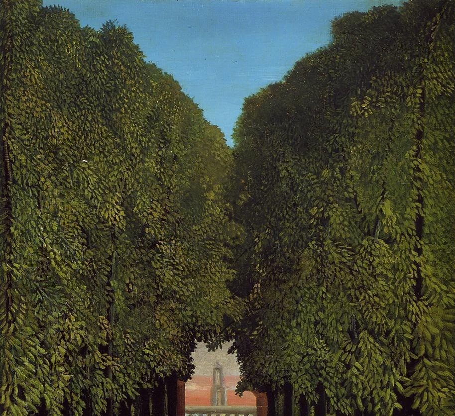 The Avenue In The Park At Saint Cloud by Henri Julien Félix Rousseau