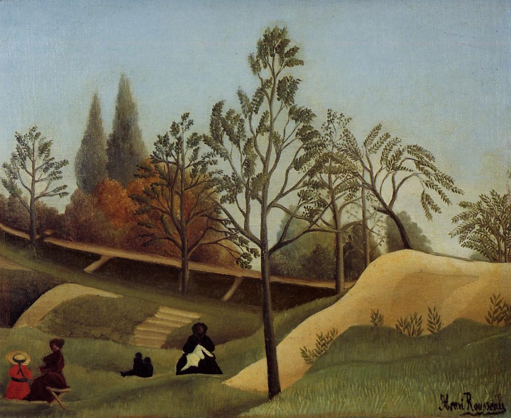View Of The Fortifications by Henri Julien Félix Rousseau