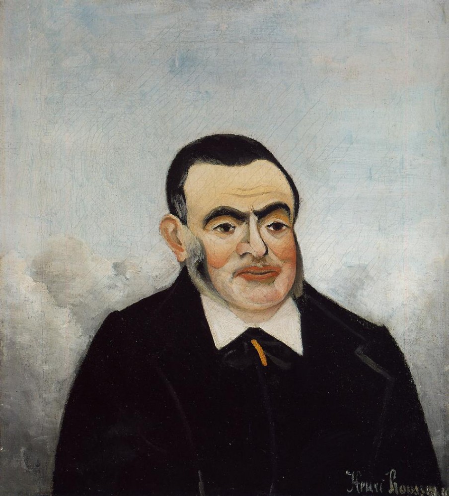 Portrait Of A Man by Henri Julien Félix Rousseau