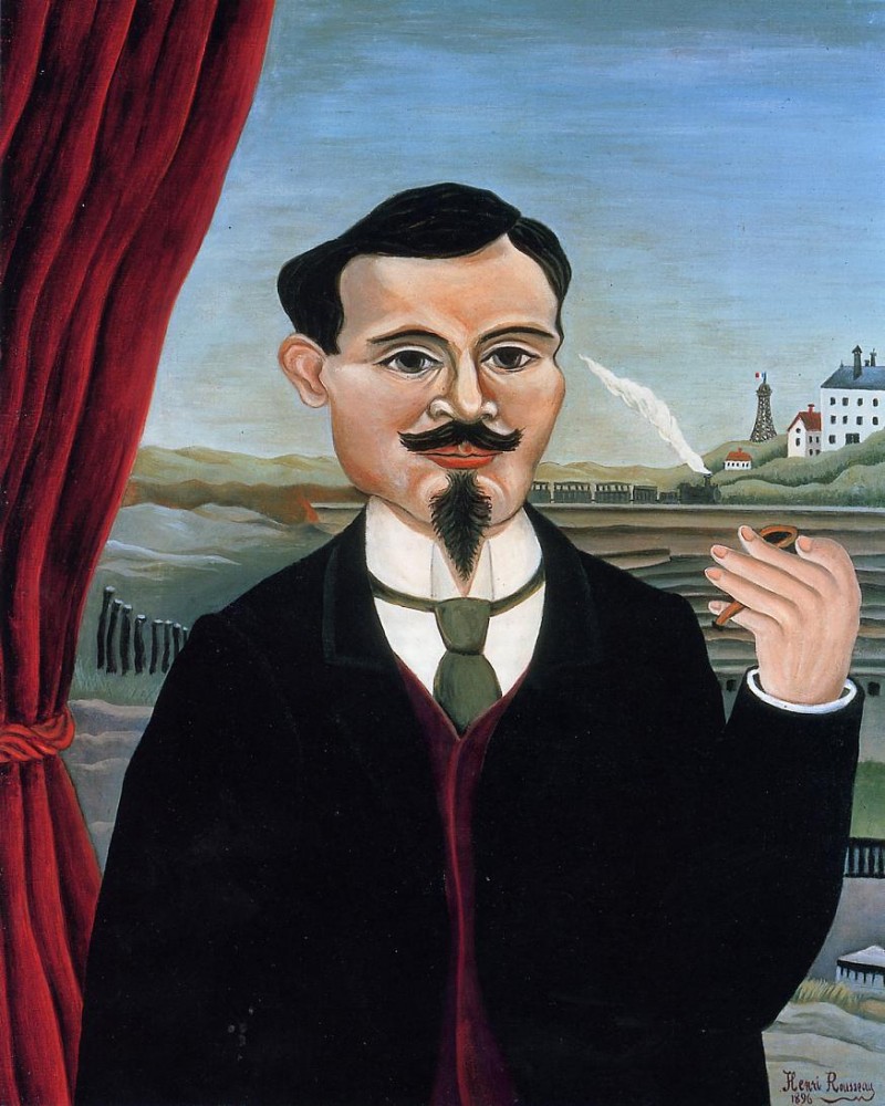 Portrait Of Leon-paul Fargue by Henri Julien Félix Rousseau