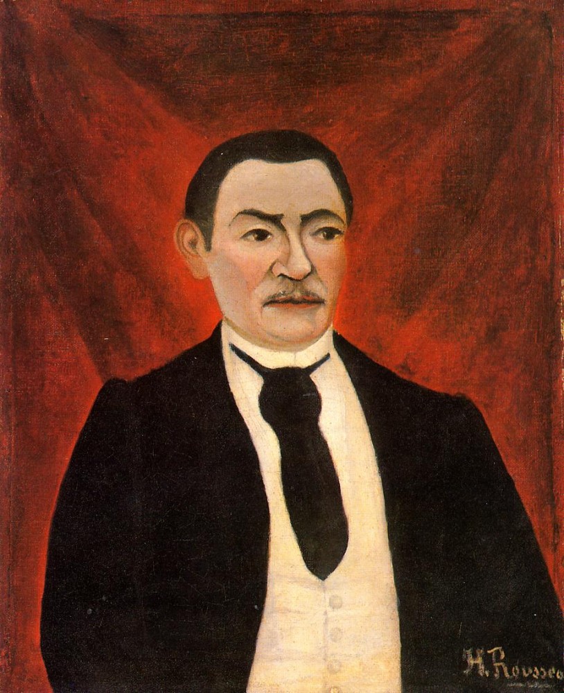 Portrait Of Monsieur S by Henri Julien Félix Rousseau