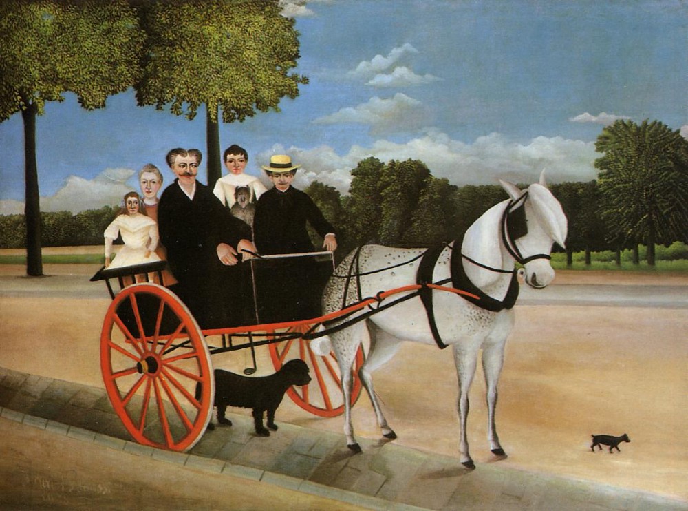 Old Juniors Cart by Henri Julien Félix Rousseau