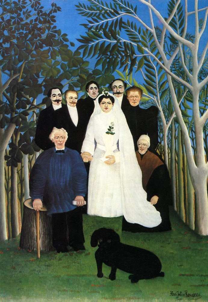 The Wedding by Henri Julien Félix Rousseau