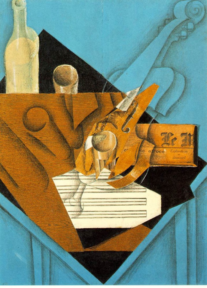 Musician Table by Juan Gris