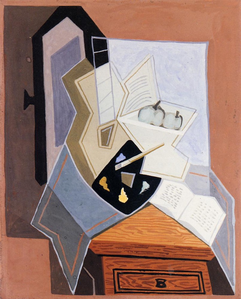Still Life at the Open Window by Juan Gris
