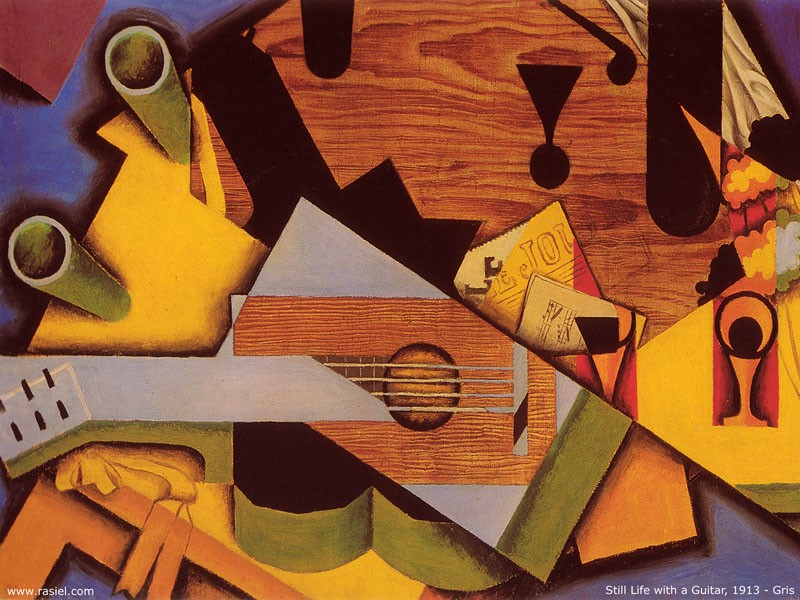 Still Life with Guitar by Juan Gris
