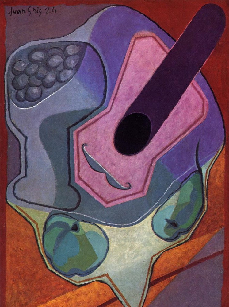 Violin with Fruit by Juan Gris
