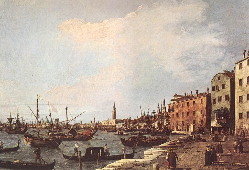 Riva degli Schiavoni by Giovanni Antonio Canal