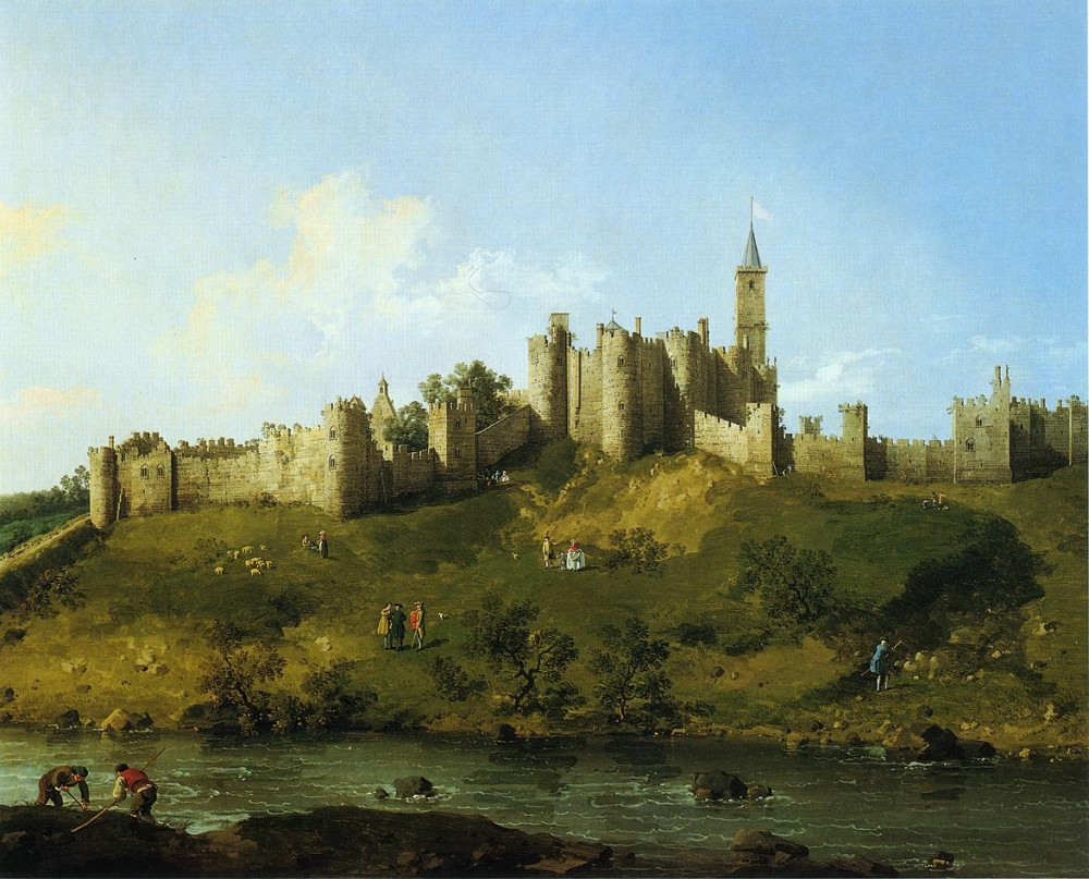 Alnwick Castle by Giovanni Antonio Canal