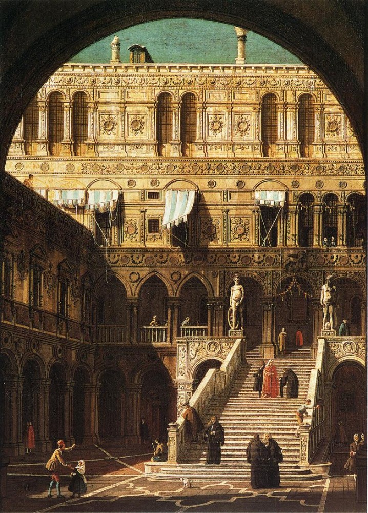 Scala Dei Giganti by Giovanni Antonio Canal