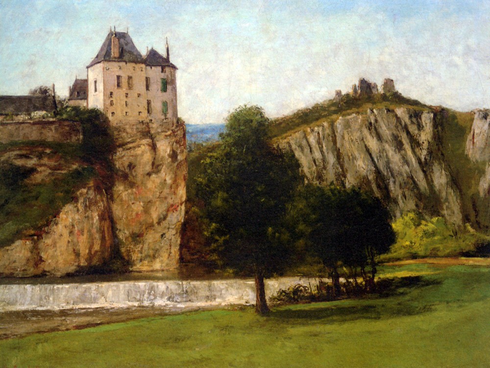 Le Chateau de Thoraise by Jean Désiré Gustave Courbet