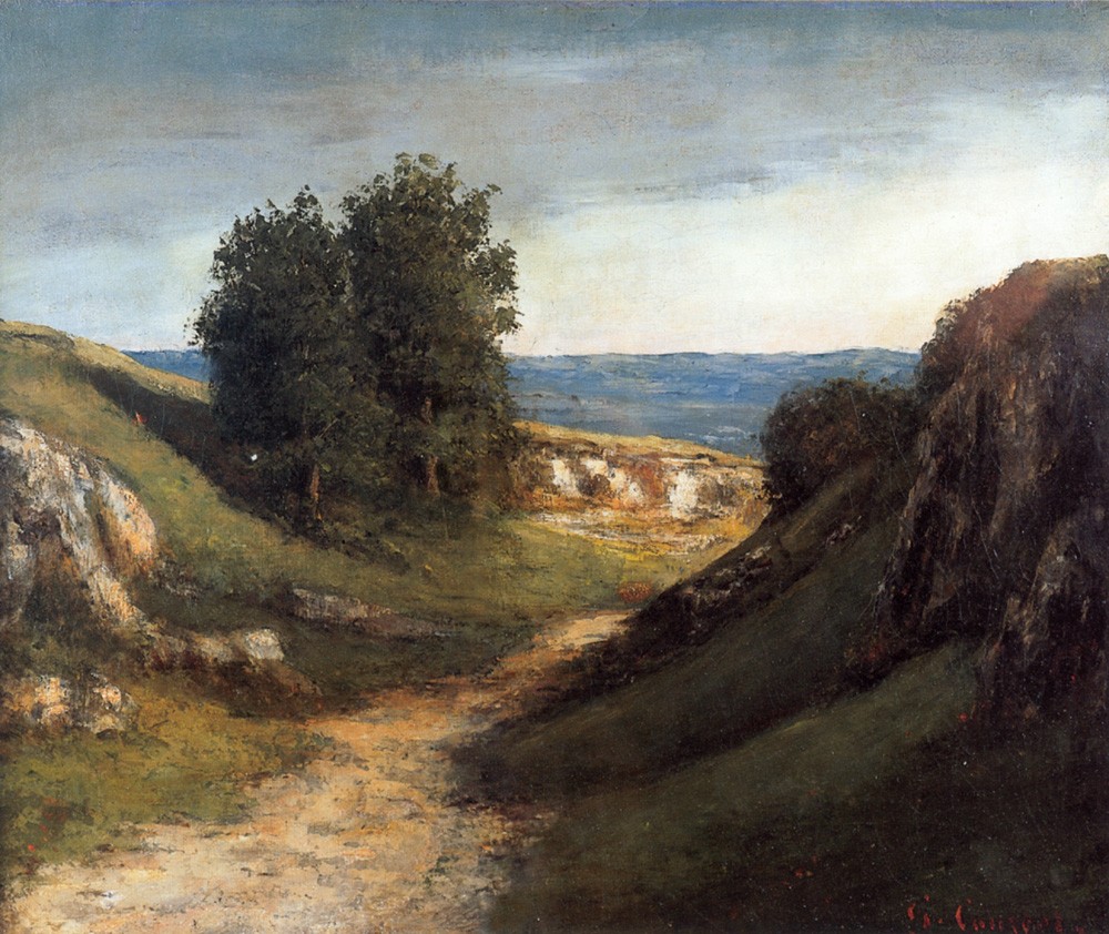 Paysage Guyere by Jean Désiré Gustave Courbet
