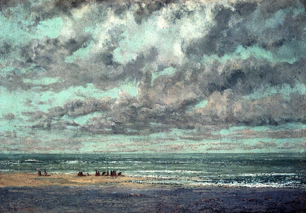 Marine Les Equilleurs by Jean Désiré Gustave Courbet