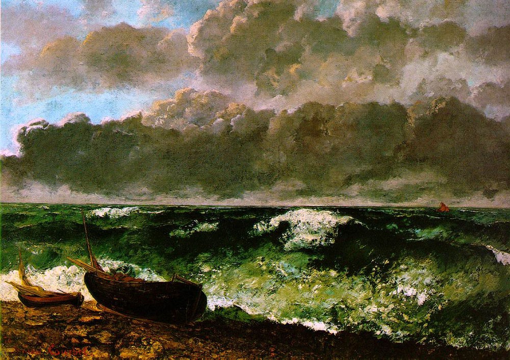 The Stormy Sea or The Wave by Jean Désiré Gustave Courbet