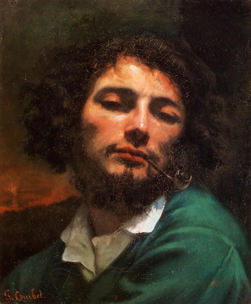 Portrait of the Artist by Jean Désiré Gustave Courbet