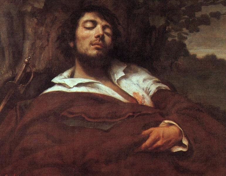 Wounded Man by Jean Désiré Gustave Courbet