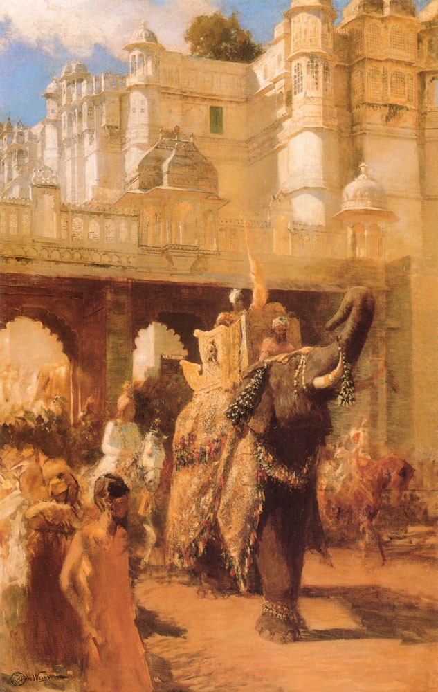 A Royal Procession by Edwin Lord Weeks
