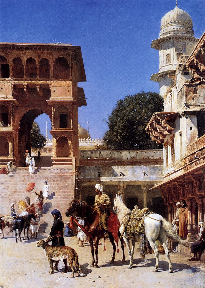 Departure For The Hunt by Edwin Lord Weeks